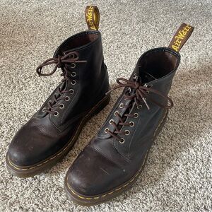 Dr. Martens Dark Brown Lace-Up Boots